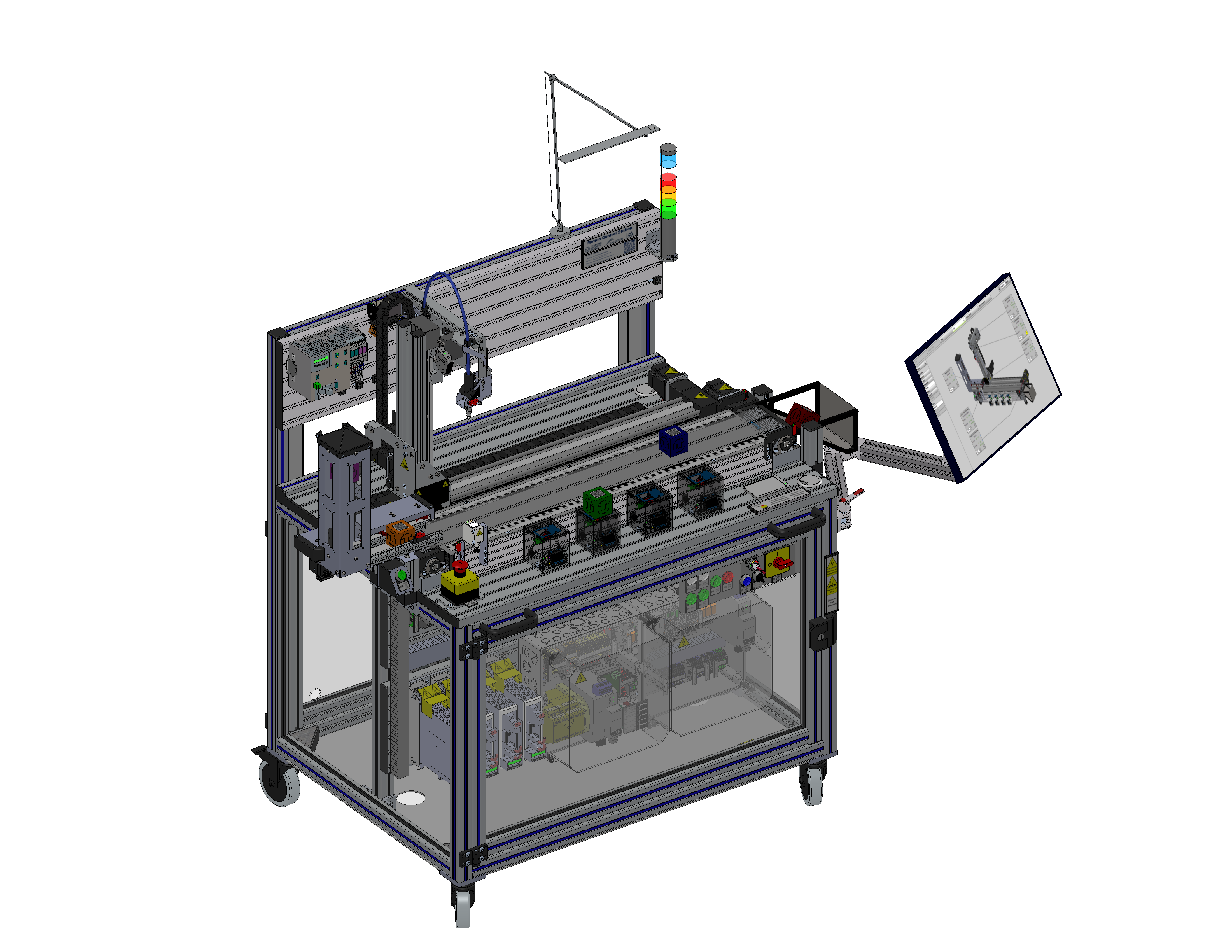 Ansicht vorn schräg von links oben